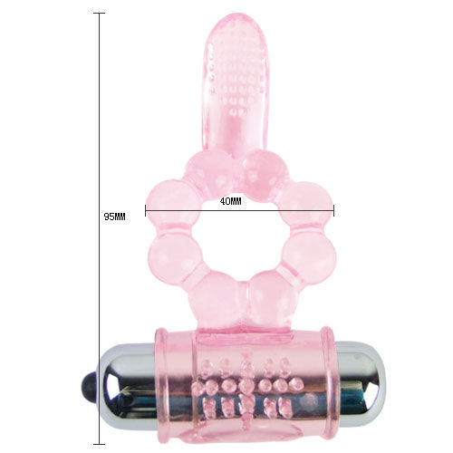 Imagen del artículo erótico BAILE - ANILLO SILICONA 10 RITMOS LENGUA CON VIBRACIÓN ROSA de BAILE FOR HIM en la sección JUGUETES BIENESTAR |Juguetes para Hombres|Accesorios para el pene|Anillos Pene|Anillos con Vibración de Millenial Sexshop.
