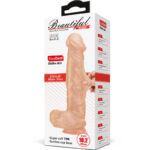 BAILE - BEAUTIFUL ENCOUNTER BERGRISI DILDO REALÍSTICO FLEXIBLE 26 CM NATURAL - Imagen 9