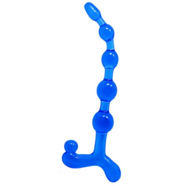 Imagen del artículo erótico BAILE - BENDY TWIST BOLAS ANALES AZUL de BAILE ANAL en la sección JUGUETES BIENESTAR |Juguetes para Mujeres|Bolas Chinas|Bolas Anales de Millenial Sexshop.
