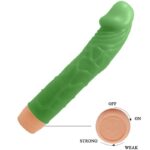 BAILE - BILL VIBRADOR REALÍSTICO 22.5 CM VERDE - Imagen 4