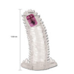 Imagen del artículo erótico BAILE - BRAVE II MAN SENSOR EXTENSION de BAILE FOR HIM en la sección JUGUETES BIENESTAR |Juguetes para Hombres|Accesorios para el pene|Fundas Pene con Extensión de Millenial Sexshop.