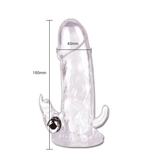 Imagen del artículo erótico BAILE - BRAVE MAN EXTENSION PENE RABBIT I de BAILE FOR HIM en la sección JUGUETES BIENESTAR |Juguetes para Hombres|Accesorios para el pene|Fundas Pene con Extensión de Millenial Sexshop.