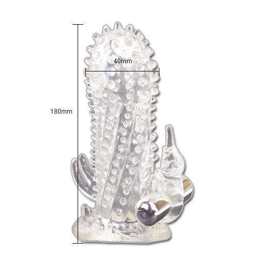 Imagen del artículo erótico BAILE - BRAVE MAN EXTENSION PENE VIBRADOR RABBIT de BAILE FOR HIM en la sección JUGUETES BIENESTAR |Juguetes para Hombres|Accesorios para el pene|Fundas Pene con Extensión de Millenial Sexshop.