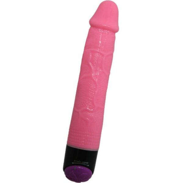 Imagen del artículo erótico BAILE - COLORFUL SEX VIBRADOR REALÍSTICO ROSA 23 CM de BAILE en la sección JUGUETES BIENESTAR |Vibradores|Vibradores Realisticos de Millenial Sexshop.