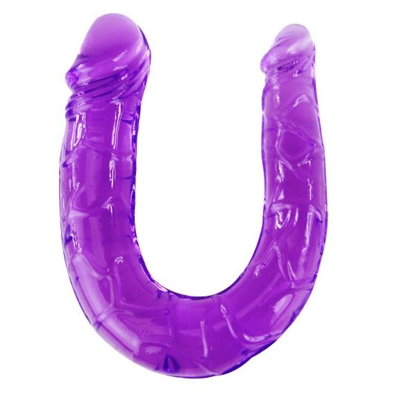 Imagen del artículo erótico BAILE - DILDO DOBLE EN GELATINA FLEXIBLE LILA de BAILE ANAL en la sección JUGUETES BIENESTAR |Dildos sin Vibración de Millenial Sexshop.