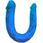Imagen del artículo erótico BAILE - DOUBLE DONG DILDO DOBLE AZUL de BAILE DILDOS en la sección JUGUETES BIENESTAR |Anal|Dildos Anales de Millenial Sexshop.