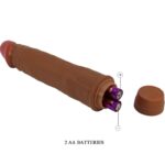 BAILE - DWARF VIBRADOR REALÍSTICO 21 CM MULATO - Imagen 3