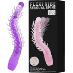 BAILE - FLEXI VIBE SENSUAL SPINE BENDABLE VIBRATING DILDO LILA 23.5 CM - Imagen 3