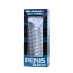 BAILE - FUNDA PARA PENE CON PUNTOS ESTIMULANTES MORADO 14 CM - Imagen 4