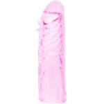 BAILE - FUNDA ROSA PENE SILICONA ESTIMULANTE 13 CM - Imagen 7