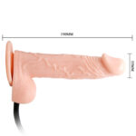 BAILE - INFLATABLE DILDO HINCHABLE REALÍSTICO CON VENTOSA 15 CM - Imagen 3