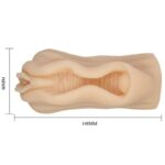 BAILE - MINI MASTURBADOR MASCULINO DISEÑO LABIOS VAGINA - Imagen 4