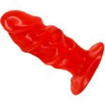 BAILE - PLUG ANAL UNISEX CON VENTOSA ROJO - Imagen 4