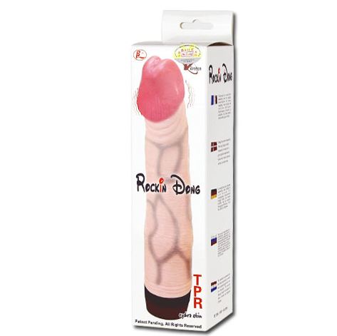 Imagen del artículo erótico BAILE - ROCKIN DONG PENE CYBER SKIN I de BAILE VIBRATORS en la sección JUGUETES BIENESTAR |Dildos sin Vibración|Penes realisticos de Millenial Sexshop.