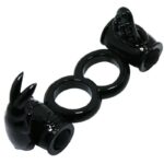 Imagen del artículo erótico BAILE - SWEET RING ANILLO DOBLE CON RABBIT DOBLE de BAILE FOR HIM en la sección JUGUETES BIENESTAR |Juguetes para Hombres|Accesorios para el pene|Anillos Pene|Anillos con Vibración de Millenial Sexshop.