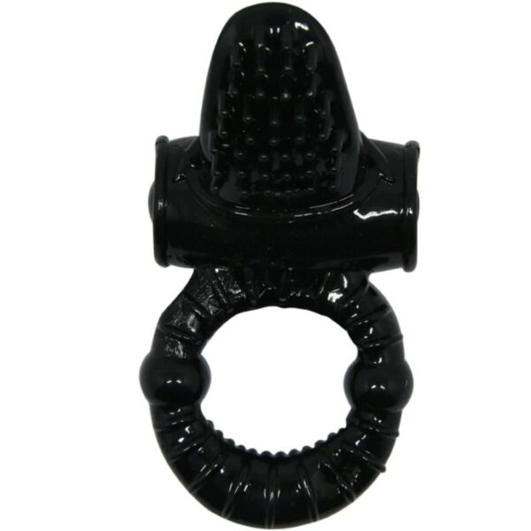 Imagen del artículo erótico BAILE - SWEET RING ANILLO VIBRADOR CON RABBIT TEXTURADO de BAILE FOR HIM en la sección JUGUETES BIENESTAR |Juguetes para Hombres|Accesorios para el pene|Anillos Pene|Anillos sin vibración de Millenial Sexshop.