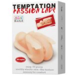 BAILE - TEMPTATION PASSION LADY MINIMASTURBADOR MASCULINO SNUG FIT PUSSY - Imagen 5
