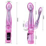 BAILE - VIBRADOR FLEXIBLE CON ESTIMULADOR ANAL - Imagen 4