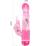 BAILE - VIBRADOR MULTIVELOCIDAD CON ESTIMULADOR LILA - Imagen 4