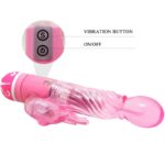 BAILE - VIBRADOR MULTIVELOCIDAD CON ESTIMULADOR ROSA - Imagen 7