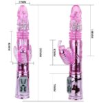 BAILE - VIBRADOR RECARGABLE CON ROTACION Y ESTIMULADOR THROBBING BUTTERF - Imagen 6