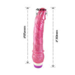 BAILE - VIBRADOR ROJO REALÍSTICO 23 CM - Imagen 4