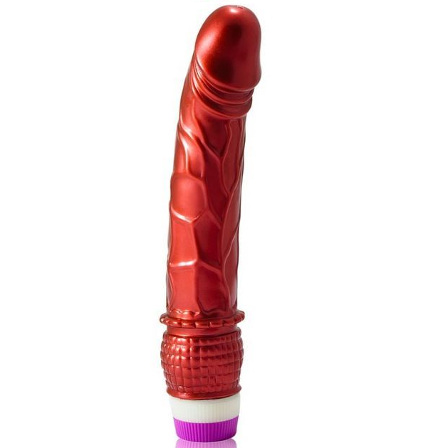 Imagen del artículo erótico BAILE - VIBRADOR ROJO REALÍSTICO 23 CM de BAILE VIBRATORS en la sección JUGUETES BIENESTAR |Vibradores|Vibradores Realisticos de Millenial Sexshop.