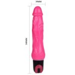 BAILE - VIBRATOR DAAPLY PLEASURE MULTIVELOCIDAD ROSA - Imagen 4