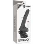 BASECOCK - VIBRADOR REALÍSTICO ARTICULABLE CONTROL REMOTO NEGRO 18.5 CM -O- 4 CM - Imagen 5
