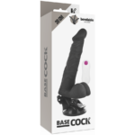 BASECOCK - VIBRADOR REALÍSTICO ARTICULABLE CONTROL REMOTO NEGRO 20 CM -O- 4.5 CM - Imagen 5