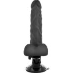 BASECOCK - VIBRADOR REALÍSTICO ARTICULABLE CONTROL REMOTO NEGRO 21 CM -O- 5 CM - Imagen 4