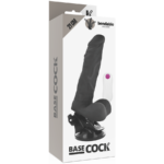 BASECOCK - VIBRADOR REALÍSTICO ARTICULABLE CONTROL REMOTO NEGRO 21 CM -O- 5 CM - Imagen 5