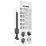 BASECOCK - VIBRADOR REALÍSTICO ARTICULABLE CONTROL REMOTO NEGRO 21 CM -O- 5 CM - Imagen 6