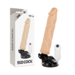 Imagen del artículo erótico BASECOCK - VIBRADOR REALÍSTICO CONTROL REMOTO NATURAL 21 CM -O- 4 CM de BASECOCK en la sección JUGUETES BIENESTAR |Vibradores|Vibradores Realisticos de Millenial Sexshop.