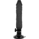 BASECOCK - VIBRADOR REALÍSTICO CONTROL REMOTO NEGRO 20 CM -O- 4 CM - Imagen 3