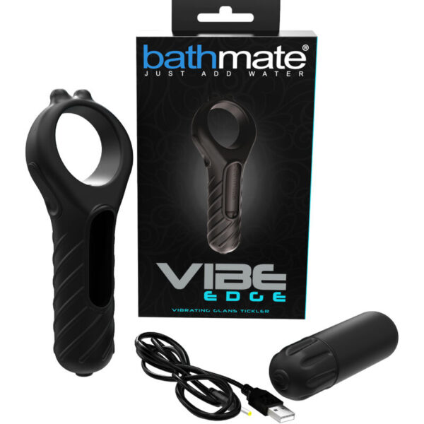 Imagen del artículo erótico BATHMATE - VIBE EDGE de BATHMATE en la sección JUGUETES BIENESTAR |Juguetes para Hombres|Accesorios para el pene|Anillos Pene|Anillos con Vibración de Millenial Sexshop.