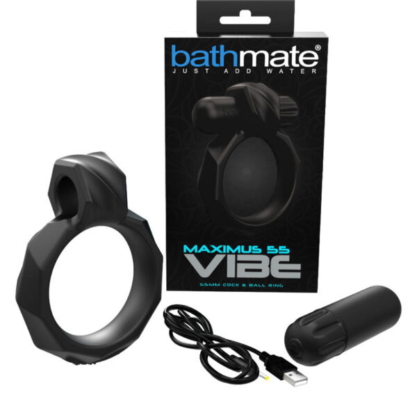 Imagen del artículo erótico BATHMATE - VIBE RING MAXIMUS 55 de BATHMATE en la sección JUGUETES BIENESTAR |Juguetes para Hombres|Accesorios para el pene|Anillos Pene|Anillos con Vibración de Millenial Sexshop.