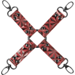 Imagen del artículo erótico BEGME - RED EDITION HOG TIE CUERO VEGANO de BEGME RED EDITION en la sección BDSM & BONDAGE |Bondage|Esposas de fijación de Millenial Sexshop.
