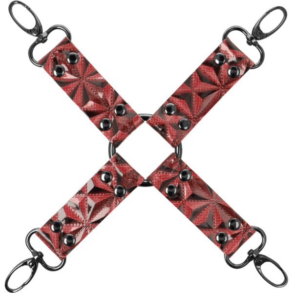 Imagen del artículo erótico BEGME - RED EDITION HOG TIE CUERO VEGANO de BEGME RED EDITION en la sección BDSM & BONDAGE |Bondage|Esposas de fijación de Millenial Sexshop.