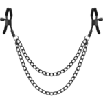 Imagen del artículo erótico BEGME - RED EDITION PINZAS PEZONES CON CADENA de BEGME RED EDITION en la sección BDSM & BONDAGE |Artículos BDSM|Pinzas Pezones BDSM de Millenial Sexshop.
