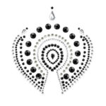 BIJOUX - INDISCRETS FLAMBOYANT NEGRO & PLATA - Imagen 3