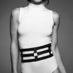 BIJOUX - INDISCRETS MAZE CINTURON CON CORREA NEGRO - Imagen 2