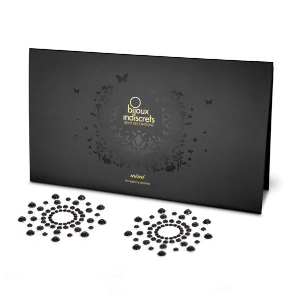 Imagen del artículo erótico BIJOUX - INDISCRETS MIMI NEGRO de BIJOUX JEWELRY en la sección MODA & LENCERÍA|Lencería Mujer|Accesorios|Pezoneras de Millenial Sexshop.