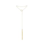 BIJOUX - MAGNIFIQUE COLLAR METLICO CON FLECOS DORADO - Imagen 2