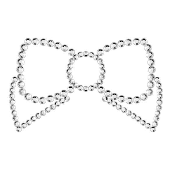 BIJOUX - MIMI BOW CUBRE PEZONES PLATA-MillenialSexshop-BIJOUX JEWELRY Imagen del artículo erótico BIJOUX - MIMI BOW CUBRE PEZONES PLATA de BIJOUX JEWELRY en la sección MODA & LENCERÍA|Lencería Mujer|Accesorios|Pezoneras de Millenial Sexshop.