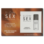 Imagen del artículo erótico BIJOUX - SLOW SEX ACEITE MASAJE EFECTO CALOR 2 ML de BIJOUX SLOW SEX en la sección DROGUERÍA |Para Masajes|Con efecto calor de Millenial Sexshop.