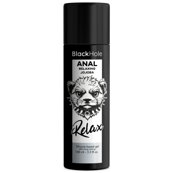 Imagen del artículo erótico BLACK HOLE - ANAL RELAXING CON JOJOBA BASE SILICONA 100 ML de BLACK HOLE en la sección DROGUERÍA |Lubricantes|Base Silicona de Millenial Sexshop.