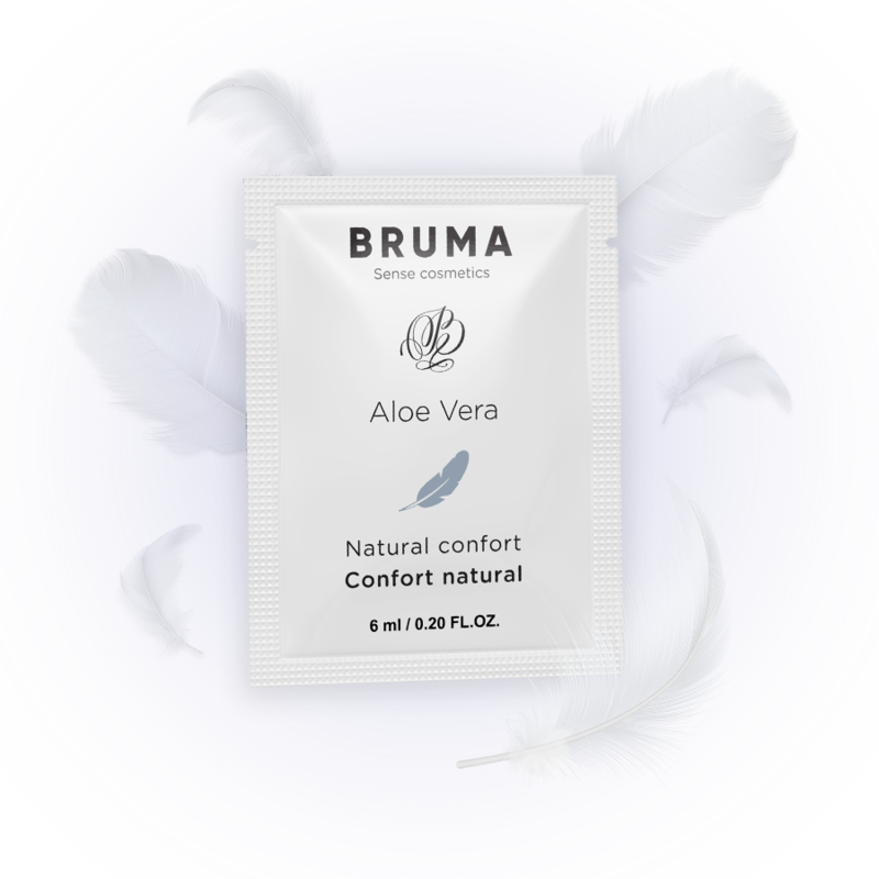 BRUMA - 6 ML GEL DESLIZANTE CON ALOE VERA CONFORT NATURAL-MillenialSexshop-BRUMA Imagen del artículo erótico BRUMA - 6 ML GEL DESLIZANTE CON ALOE VERA CONFORT NATURAL de BRUMA en la sección DROGUERÍA |Lubricantes|Monodosis de Millenial Sexshop.