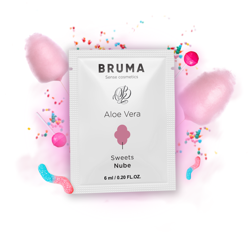 BRUMA - 6 ML GEL DESLIZANTE CON ALOE VERA SABOR A NUBE-MillenialSexshop-BRUMA Imagen del artículo erótico BRUMA - 6 ML GEL DESLIZANTE CON ALOE VERA SABOR A NUBE de BRUMA en la sección DROGUERÍA |Lubricantes|Monodosis de Millenial Sexshop.
