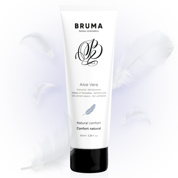 Imagen del artículo erótico BRUMA - GEL DESLIZANTE CON ALOE VERA CONFORT NATURAL 100 ML de BRUMA en la sección DROGUERÍA |Lubricantes|Con deliciosos Sabores de Millenial Sexshop.